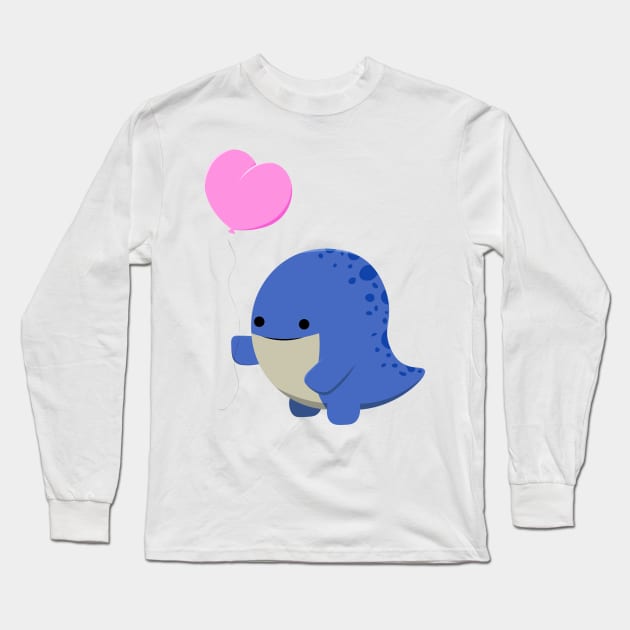 Guild Wars 2- Blue Quaggan Long Sleeve T-Shirt by CaptainPoptop